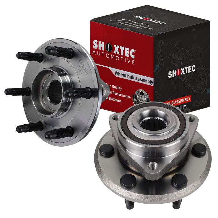 Shoxtec Front/Rear Wheel Bearing Hub Assembly Replacement for 2009-2017 Chevrolet Traverse; Replacement for 2008-2017 Buick Enclave Fits both the front and rear positions Repl. no 513277