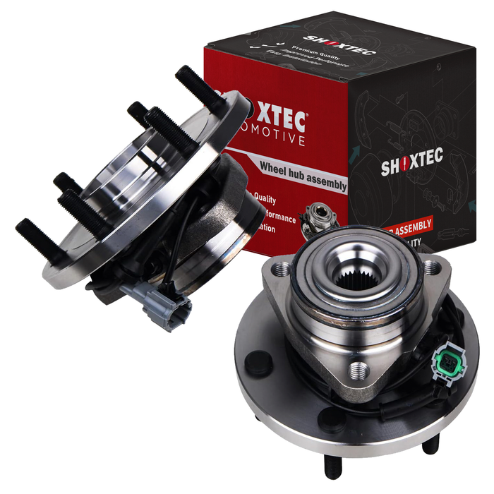 Shoxtec Front Wheel Bearing Hub Assembly Replacement for 2004-2007 Nissan Titan Replacement for 2004 Nissan Pathfinder Fits submodels LE and SE Repl. no 515066
