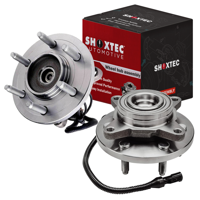 Shoxtec Front Wheel Bearing Hub Assembly Replacement for 2007-2010 Ford Expedition RWD Replacement for 2007-2010 Ford Expedition and 2007-2010 Lincoln Navigator Fit RWD Only Repl. no 515094