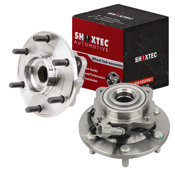 Shoxtec Rear Wheel Bearing Hub Assembly Replacement for Infiniti QX56 2005-2012 Nissan Armada 2004 Nissan Pathfinder Repl. no 541004
