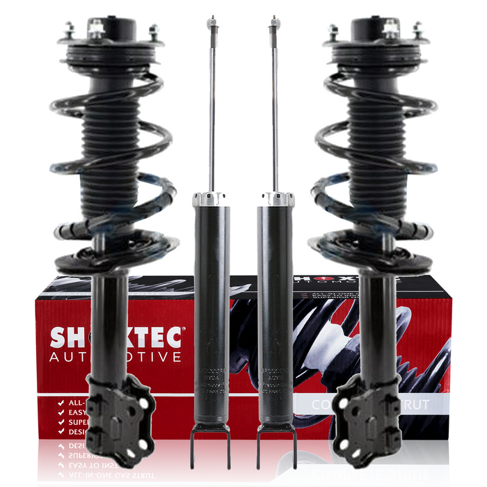 Shoxtec Full Set Complete Strut Assembly Replacement for 2011 Hyundai Sonata Sedan Repl No. 172586, 172585, 5646