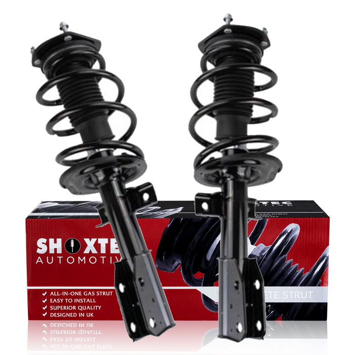 Shoxtec Front Complete Strut Assembly Replacement For 2008-2012 Buick Enclave; 2009-2012 Chevrolet Traverse; 2007-2012 GMC Acadia; 2007-2010 Saturn Outlook, Repl No. 182518