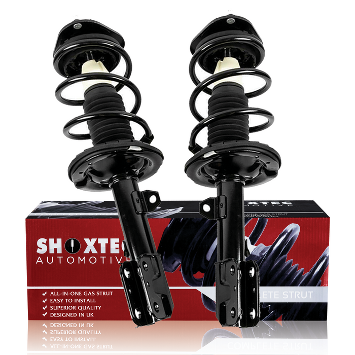 Shoxtec Front Complete Struts Assembly Replacement for 2005-2010 Scion tC Coil Spring Shock Absorber Repl. part no 172391 172390