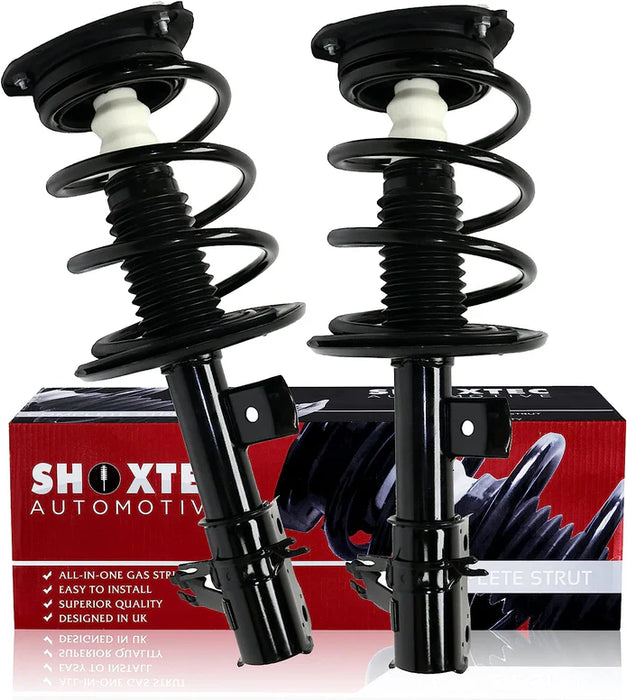 Shoxtec Front Complete Strut Assembly Replacement for 2007-2013 Nissan Altima Coil Spring Assembly Shock Absorber Repl. 172393 172392