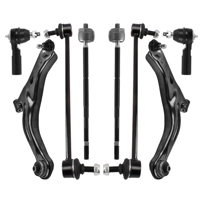 Shoxtec 8pc Suspension Kit Replacement for 05-12 Ford Escape 05-11 Mazda Tribute 05-11 Mercury Mariner Include 2 Sway Bars 2 Inner&Outer Tie Rods 2 Control Arms