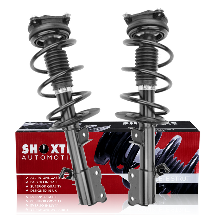 Shoxtec Front Complete Strut Assembly Replacement for 2008-2012 Nissan Rogue; 2.5L; All Trim Level; Repl. no 1333283L 1333283R
