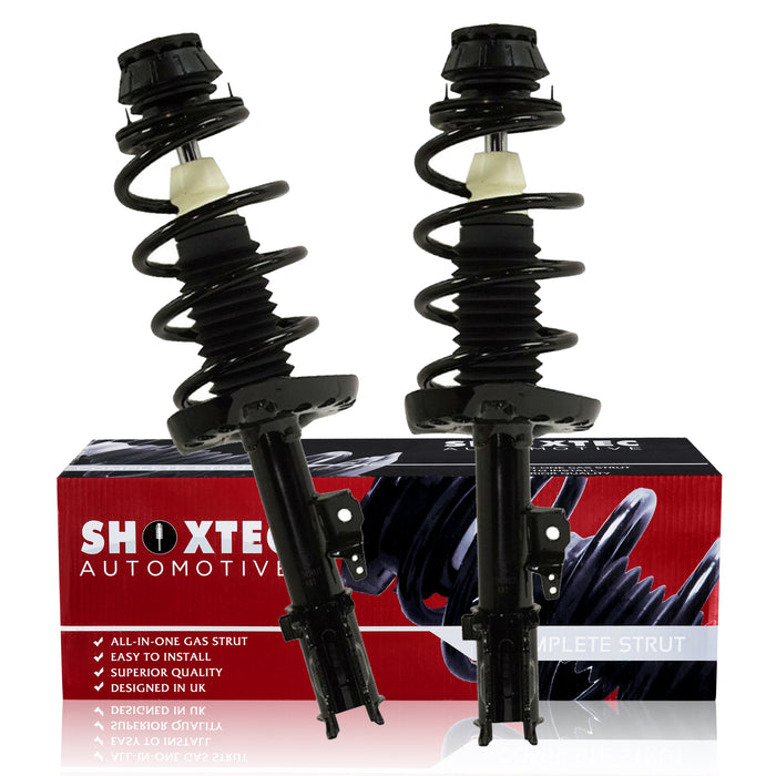 Shoxtec Front Complete Struts Assembly Replacement for 2010 - 2012 KIA Soul Coil Spring Shock Absorber Repl. part no 1333332L 1333332R