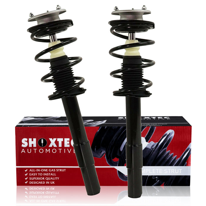 Shoxtec Front Complete Struts Assembly Replacement for 2004 - 2007 BMW 525i 2008 - 2010 BMW 528i 2004 - 2007 BMW 530i 2008 - 2010 BMW 535i Coil Spring Shock Absorber Repl. part no 1335632L 1335632R