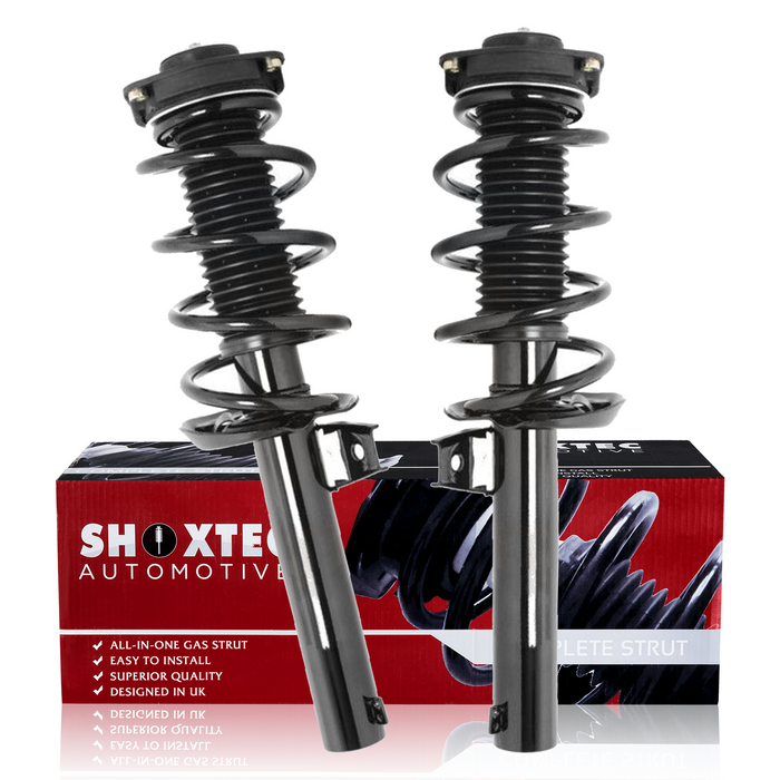 Shoxtec Front Complete Strut Assembly Replacement For 2009-2017 Volkswagen Tiguan L4 2.0L Turbocharged, 2017-2018 Volkswagen Tiguan Limited Repl No. 1335957
