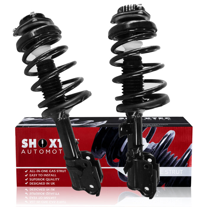 Shoxtec Front Complete Strut Assembly fits 2001 Infiniti QX4; 1999-2001 Nissan Pathfinder Coil Spring Assembly Shock Absorber Repl. 171574 171573