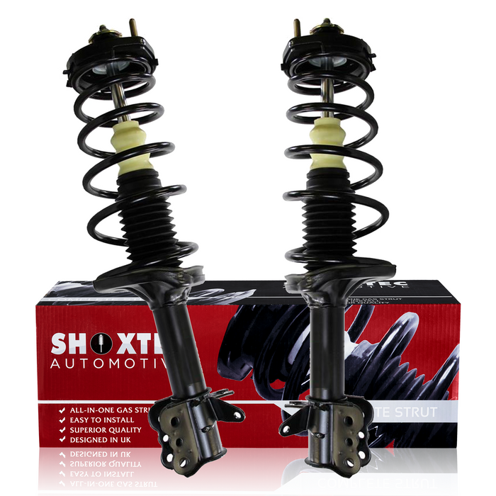 Shoxtec Front Complete Strut Assembly Replacement For 1998-2003 Mazda Protege, Repl Part No. 171589,171588