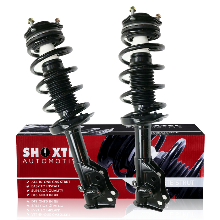 Shoxtec Front Complete Struts Assembly Replacement for 2006 - 2011 Honda Civic Coil Spring Shock Absorber Repl. part no 172285 172284