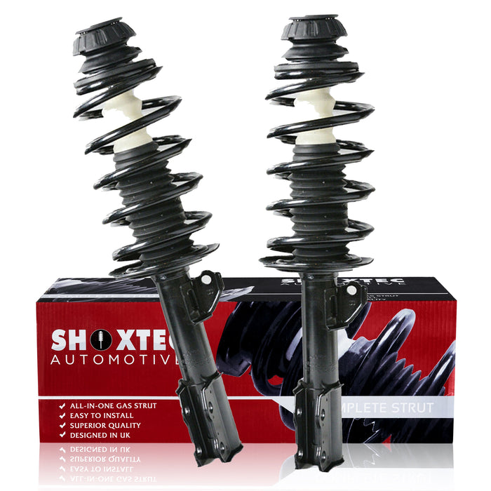 Shoxtec Front Complete Struts Assembly Replacement for 2012 - 2015 Toyota Prius C Coil Spring Shock Absorber Repl. part no 172289 172288