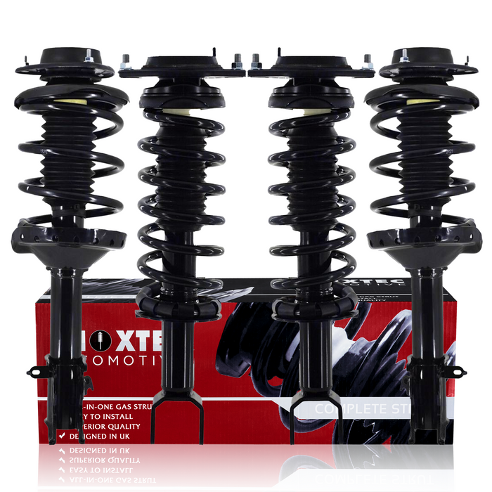 Shoxtec Full Set Complete Struts Shock Absorbers Replacement for 2006-2007 Subaru B9 Tribeca; Replacement for 2008-2014 Subaru Tribeca; AWD Repl. part no.: 171148, 171429, 171430