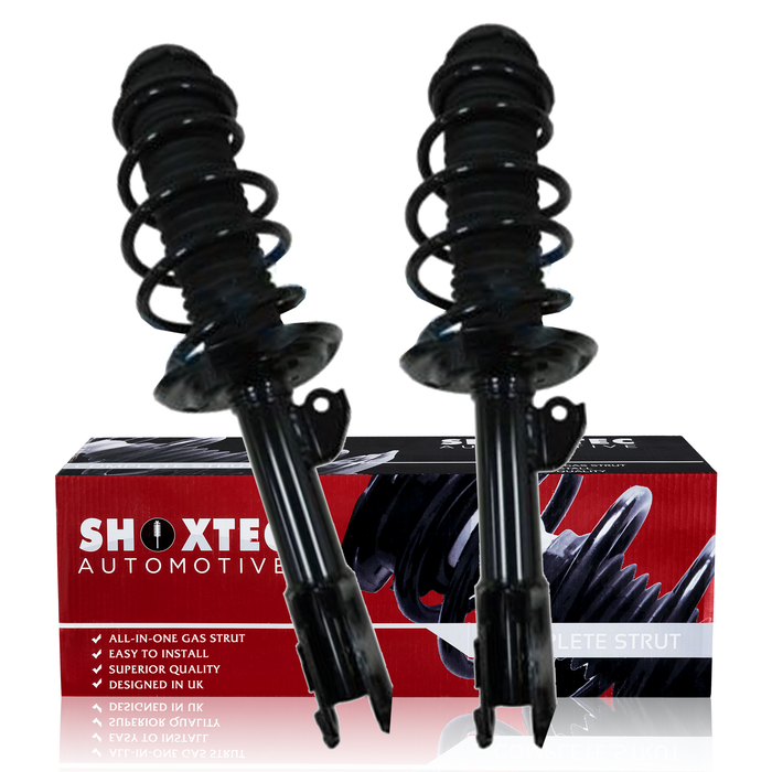 Shoxtec Front Complete Struts Assembly Replacement for 2008-2010 Scion xD Coil Spring Shock Absorber Repl. part no 172442 172441