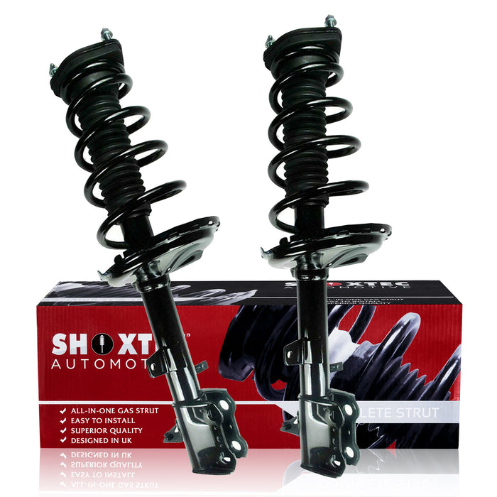 Shoxtec Rear Complete Struts Assembly Replacement for 2010 - 2011 Toyota Highlander 2013 - 2015 Toyota Venza Coil Spring Shock Absorber Repl. part no 172490 172489