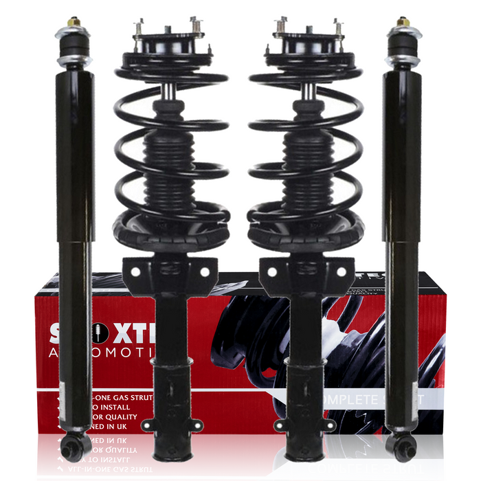 Shoxtec Full Set Complete Strut Shock Absorbers Replacement for 2011-2014 Ford Mustang; Base, GT; Except 19 Inch Wheel Repl. no 172540 5783