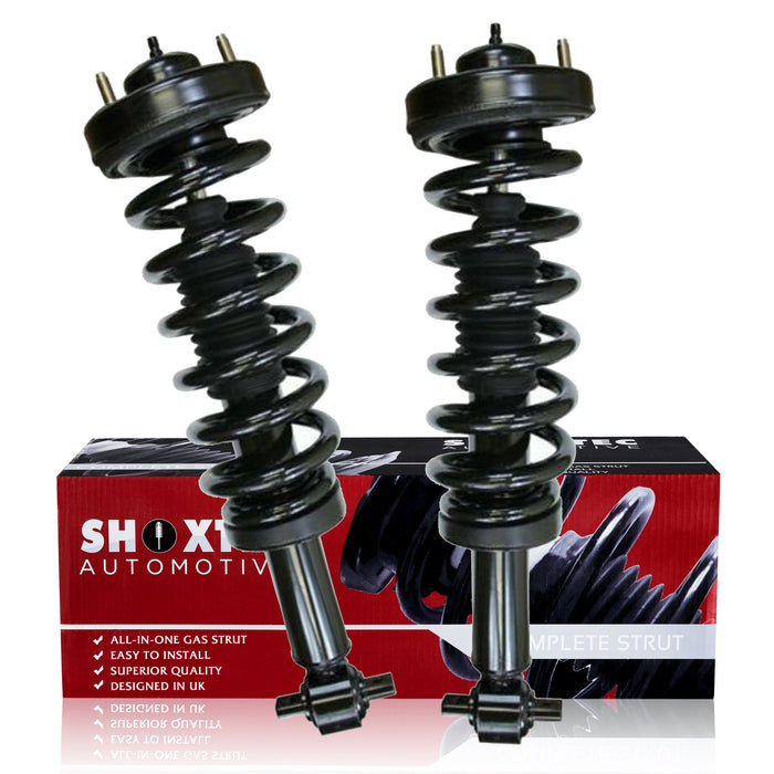 Shoxtec Front Complete Struts Assembly Replacement for 2015 - 2017 Ford F150 Coil Spring Shock Absorber Repl. part no 173032L 173032R
