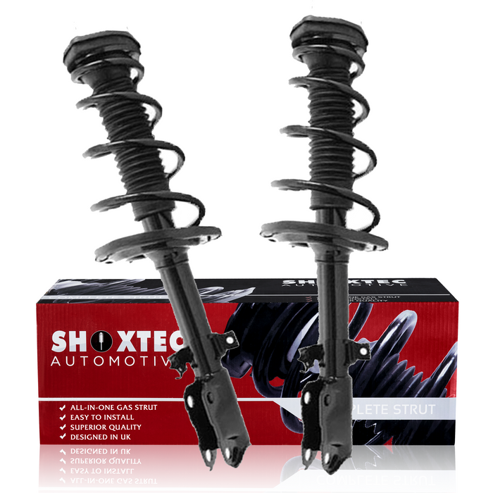 Shoxtec Rear Complete Struts Assembly Replacement for 2012 - 2017 Toyota Camry Coil Spring Shock Absorber Repl. part no 2333376L 2333376R