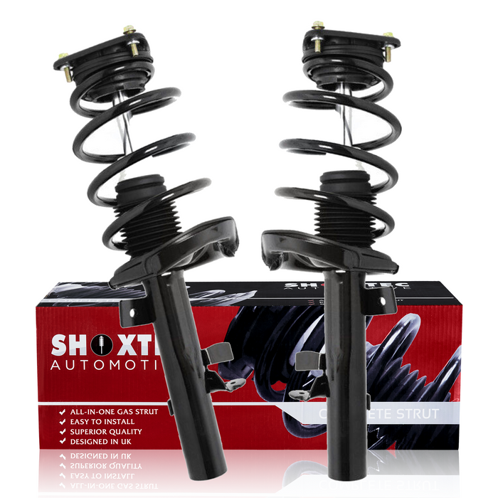Shoxtec Front Complete Strut Assembly Replacement For 2016-2018 Ford Focus,Electric, Hatchback, FWD, AT, 1 Speed Repl No. 2335893L,2335893R