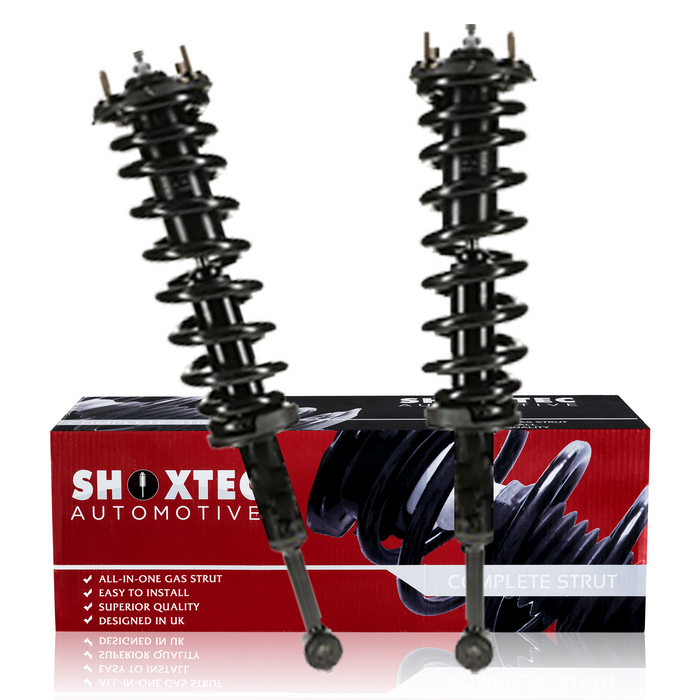 Shoxtec Front Complete Strut Replacement for 2007-2021 Toyota Tundra Front Complete Strut & Coil Spring Assembly
