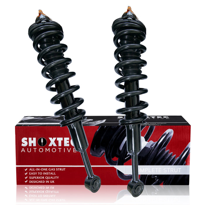 Shoxtec Front Complete Struts Assembly Replacement for 2005 - 2015 Toyota Tacoma Coil Spring Shock Absorber Repl. part no 271371L 271371R