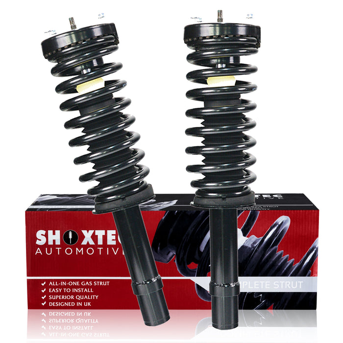 Shoxtec Front Complete Struts Assembly Replacement for 2005 - 2008 Dodge Magnum 2007 - 2010 Dodge Charger Coil Spring Shock Absorber Repl. part no 272254L 272254R