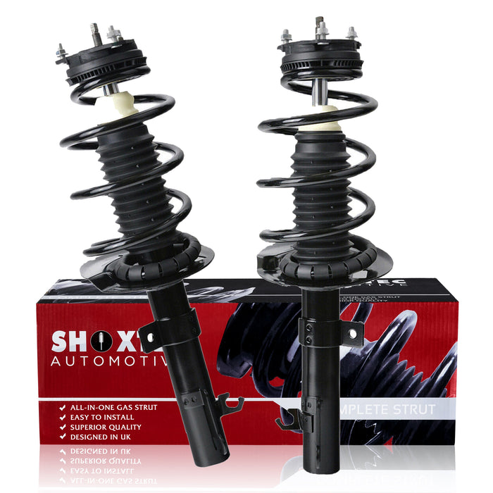 Shoxtec Front Complete Strut Assembly Replacement for 2006-2011 Ford Focus Coil Spring Assembly Shock Absorber Kits Repl. Part no. 272257 272258