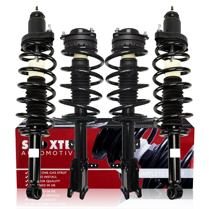 Shoxtec Full Set Complete Struts Assembly for 2011-2014 Chrysler 200 Coil Spring Assembly Shock Absorber Kits Repl. part no.371131 371130 171126