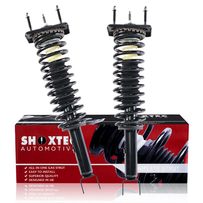 Shoxtec Rear Complete Struts fits 1999-2000 Chrysler Sebring Convertible Model Coil Spring Assembly Shock Absorber Repl. Part no. 371311