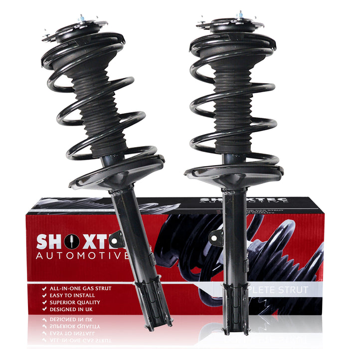 Shoxtec Front Complete Struts Assembly Replacement for 2000 - 2005 Toyota RAV4 Coil Spring Shock Absorber Repl. part no 371454 371453
