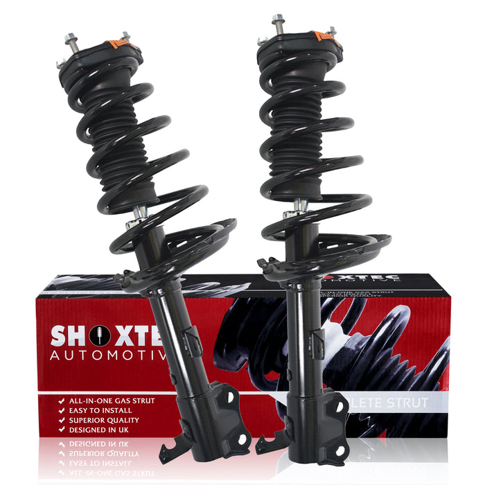 Shoxtec Rear Complete Struts Assembly Replacement for 2006 - 2007 Toyota Highlander Coil Spring Shock Absorber Repl. part no 372216 372215