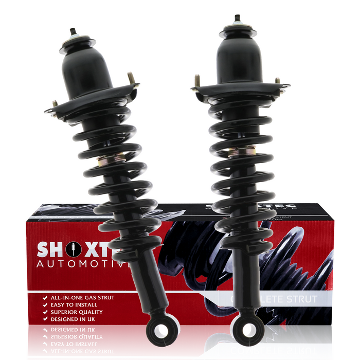 Shoxtec Rear Complete Strut Assembly Replacement for 2009-2010 Pontiac Vibe, 2009-2010 Toyota Matrix, Repl No 372599L,372599R