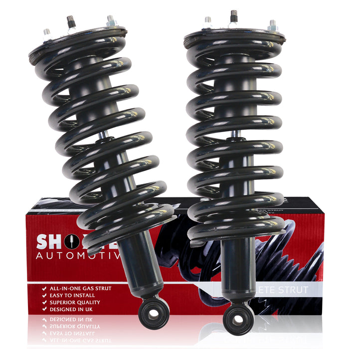 Shoxtec Front Complete Strut Assembly for 04-10 Infiniti QX56; 05-15 Nissan Armada; 04 Pathfinder Armada 04-07,10-11, 13-15, 17-19 Nissan Titan Shocks