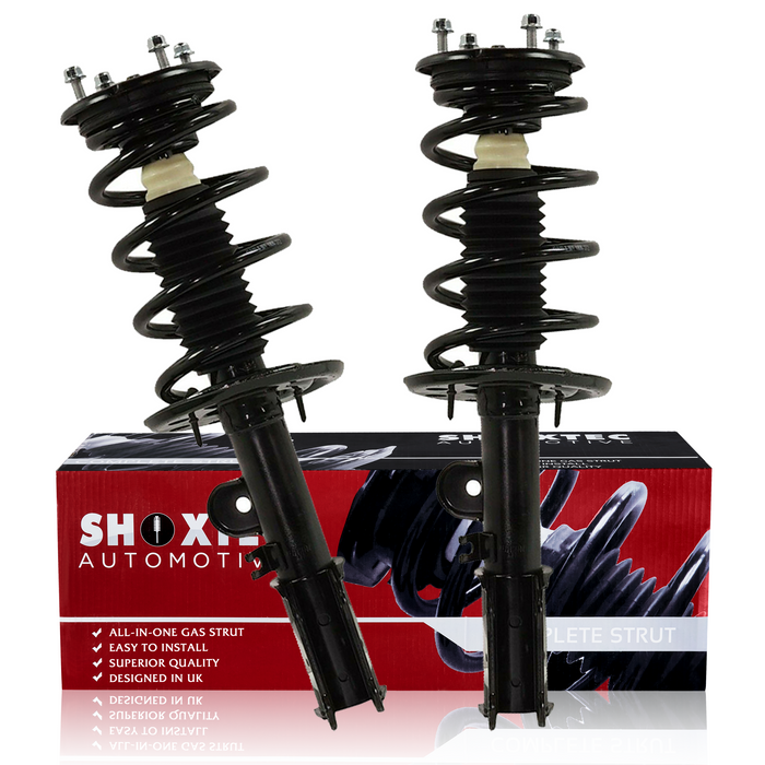 Shoxtec Front Complete Struts Assembly Replacement for 2013 - 2017 Ford Taurus Coil Spring Shock Absorber Repl. part no 472653 472654
