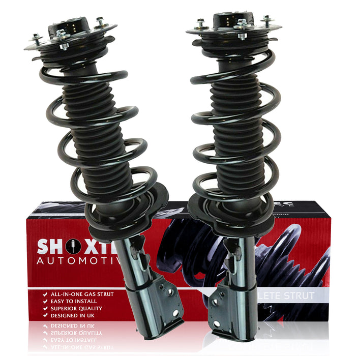 Shoxtec Front Complete Struts Assembly Replacement for 2007 - 2009 Pontiac Torrent Coil Spring Shock Absorber Repl. part no 672527 672526