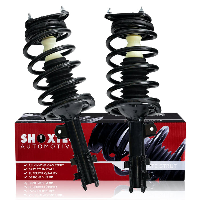 Shoxtec Front Complete Struts Assembly for 2006 - 2011 Hyundai Accent; 2006 - 2011 KIA RIO,RIO5; Coil Spring Shock Absorber Kits Repl. 172297 172298