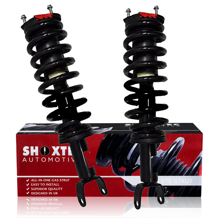Shoxtec Front Complete Struts Coil Spring Assembly for 2006 2007 2008 Dodge RAM 1500 4WD Only;