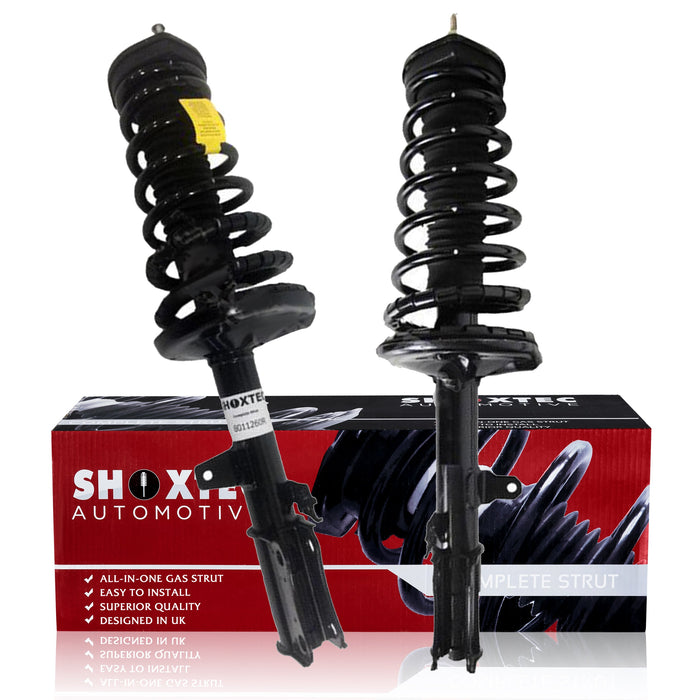 Shoxtec Rear Complete Struts Assembly for 1997 - 2001 Toyota Camry; 1999 - 2003 Toyota Solara Coil Spring Shock Absorber Repl. Part no. 171681 171680