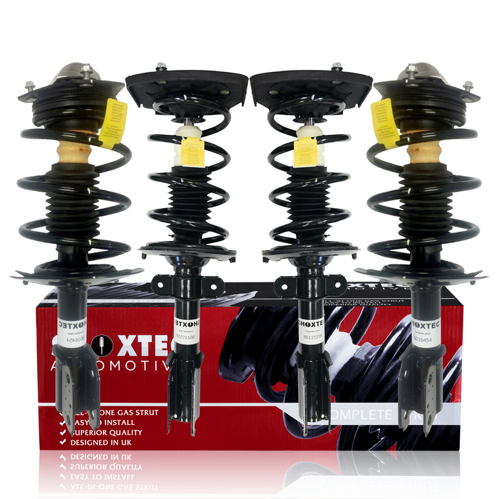 Shoxtec Full Set Complete Strut Shock Absorbers Replacement for 2000-2005 Chevrolet Impala; Replacement for 2006-2009 Chevrolet Impala; Replacement for 1998-2002 Oldsmobile Intrigue;