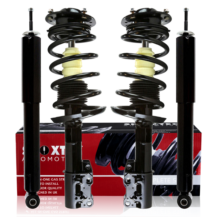 Shoxtec Full Set Complete Strut Shock Absorbers Replacement for 2004-2012 Chevrolet Malibu Replacement for 05-10 Pontiac G6; Replacement for 07-09 Saturn Aura; Repl.no 172199 172200 5778