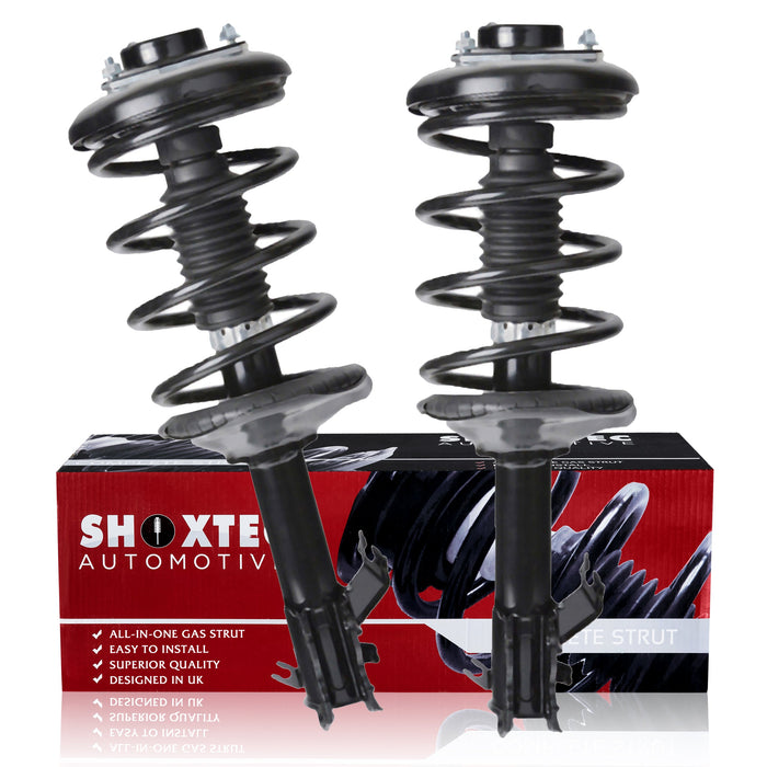 Shoxtec Front Complete Strut Assembly fits 96-99 Infiniti I 30;95-99 Nissan Maxima Coil Spring Assembly Shock Absorber Repl. 171683 171682