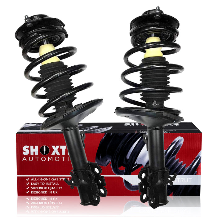 Shoxtec Front Complete Struts for 1997-2001 Lexus ES300; 1997-2003 Toyota Avalon; 1997-2001 Toyota Camry; 1999-2003 Toyota Solara; Repl. part 271679