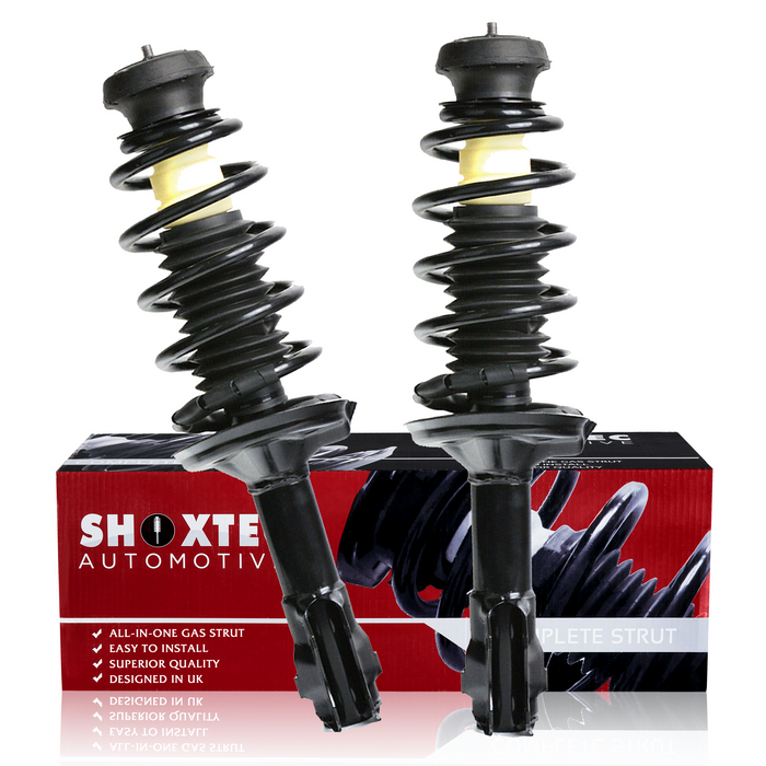 Shoxtec Front Complete Strut Assembly for 1993-1998 Volkswagen Golf; 1996-1998 Volkswagen Jetta Coil Spring Shock Absorber Repl. Part No. 171933