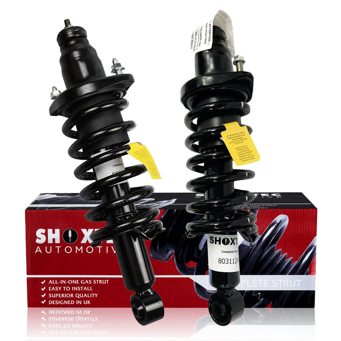 Shoxtec Rear Complete Struts Assembly for 2001 - 2005 Honda Civic Coil Spring Assembly Shock Absorber Repl. Part No. 171340