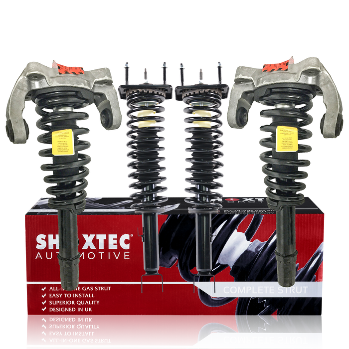 Shoxtec Full Set Complete Struts Assembly Replacement for 1999-2000 Chrysler Sebring Coil Spring Shock Absorber Repl. part no 8335532L 8335532R 371311…