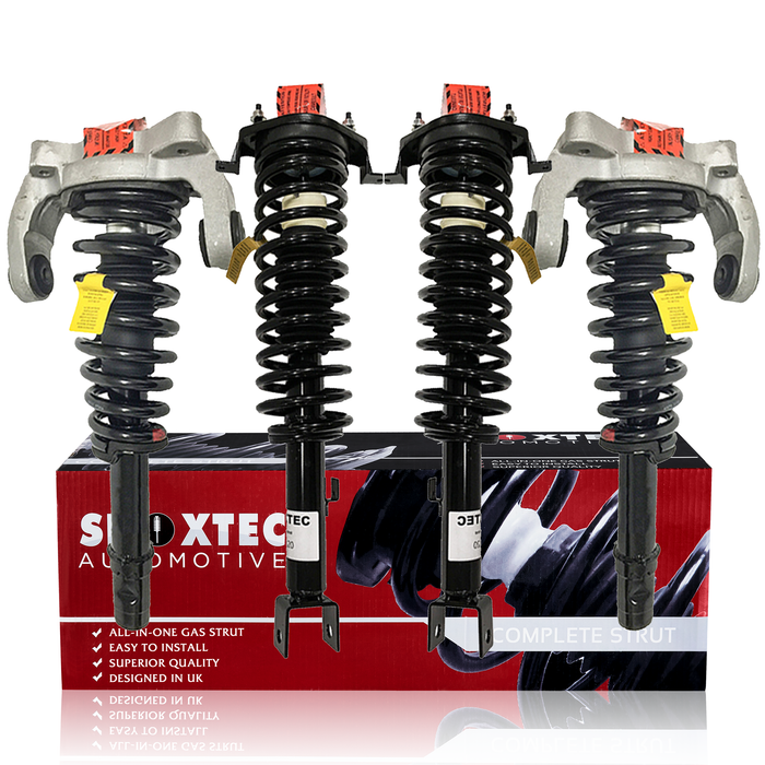 Shoxtec Full Set Complete Struts Assembly for 2000 - 2006 Chrysler Sebring; Coil Spring Shock Absorber Repl. 271311 171565LR