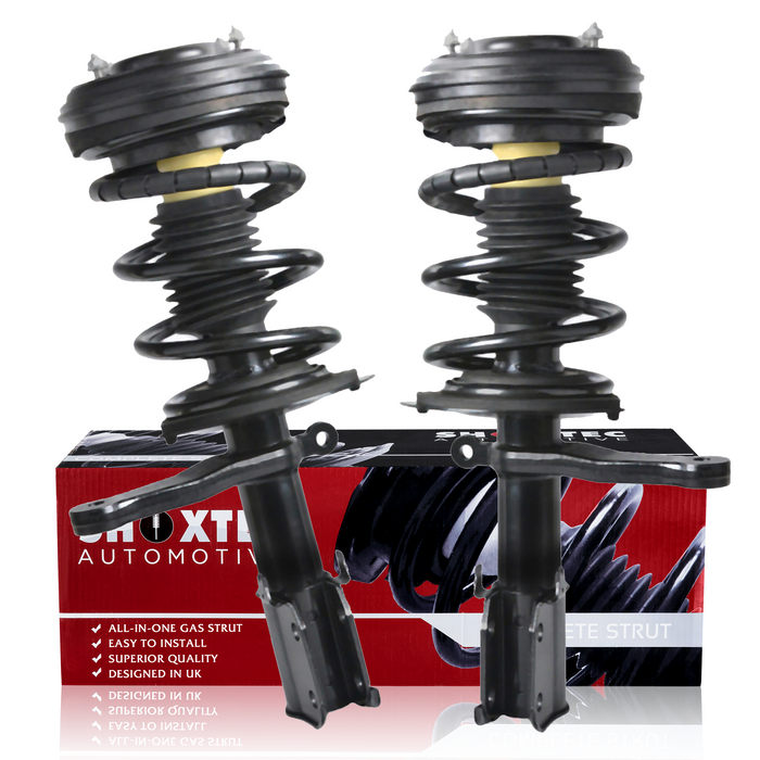 Shoxtec Front Complete Strut fits 99-04 Chrysler 300M; 98-04 Concorde; 98-04 Intrepid;99-01 LHS; 98-04 Dodge Intrepid Coil Spring Assembly Shock Absorber Repl Part No. 171668聽171667
