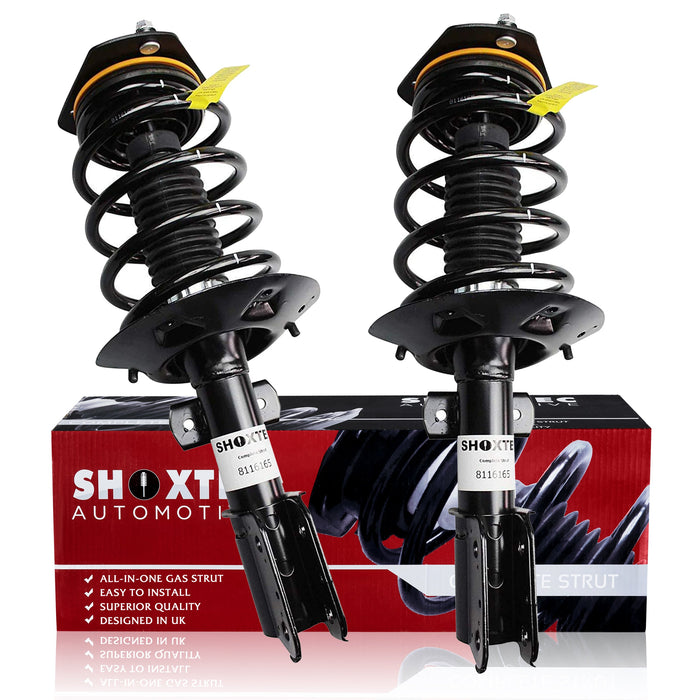 Shoxtec Front Complete Struts Assembly for 2004 - 2008 Pontiac Grand Prix Coil Spring Shock Absorber Kits Repl. Part no. 172177