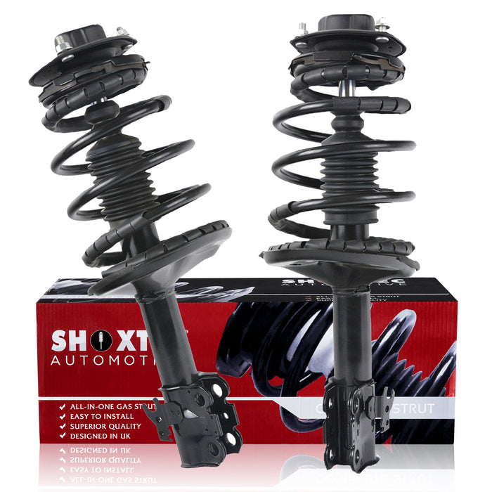 Shoxtec Front Complete Strut Replacement for 1992-1996 Toyota Camry Spring Assembly Shock Absorber Kits Repl. Part No. 171980 171979